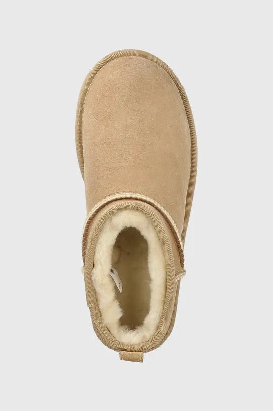 smeđa Cipele za snijeg od brušene kože UGG Classic Ultra Mini W