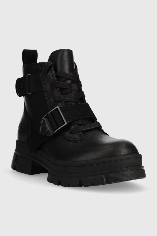 UGG botki skórzane Ashton Lace Up czarny