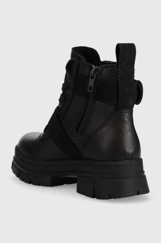 Kožené členkové topánky UGG W Ashton Lace Up  Zvršok: Syntetická látka, Prírodná koža Vnútro: Syntetická látka, Textil Podrážka: Syntetická látka