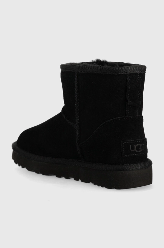 Semišové snehule UGG W Classic Mini Slide Logo Ii  Zvršok: Semišová koža Vnútro: Textil, Vlna Podrážka: Syntetická látka