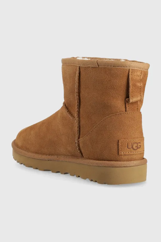 UGG suede snow boots W Classic Mini Slide Logo II  Uppers: Suede Inside: Textile material, Wool Outsole: Synthetic material