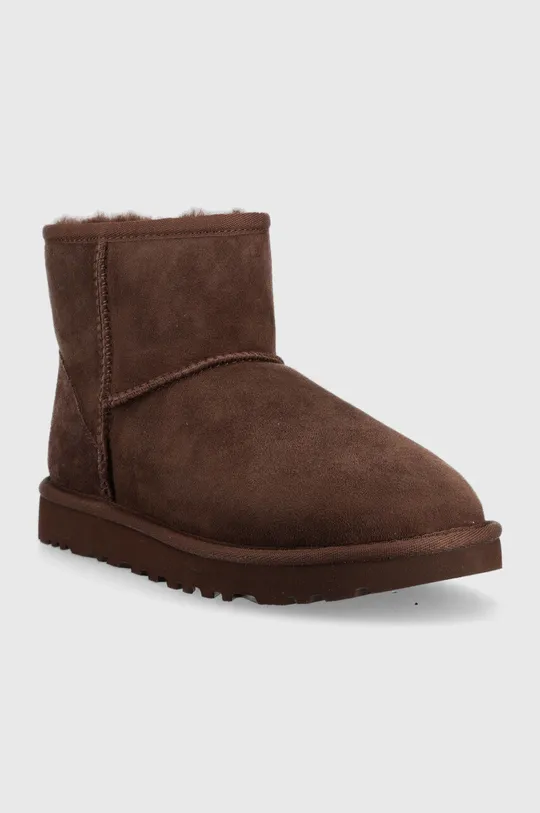 UGG suede snow boots W Classic Mini II brown