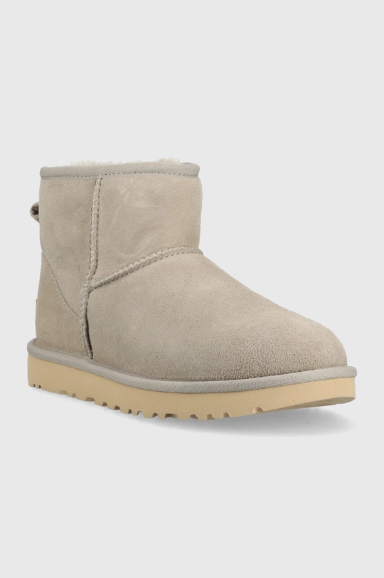 UGG velúr hócipő W Classic Mini Ii szürke