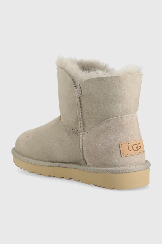 UGG śniegowce zamszowe W Bailey Zip Mini Cholewka: Skóra zamszowa, Wnętrze: Materiał tekstylny, Wełna, Podeszwa: Materiał syntetyczny