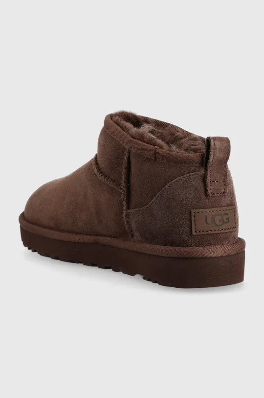 UGG leather snow boots W Classic Ultra Mini Uppers: Natural leather Inside: Textile material, Natural leather Outsole: Synthetic material