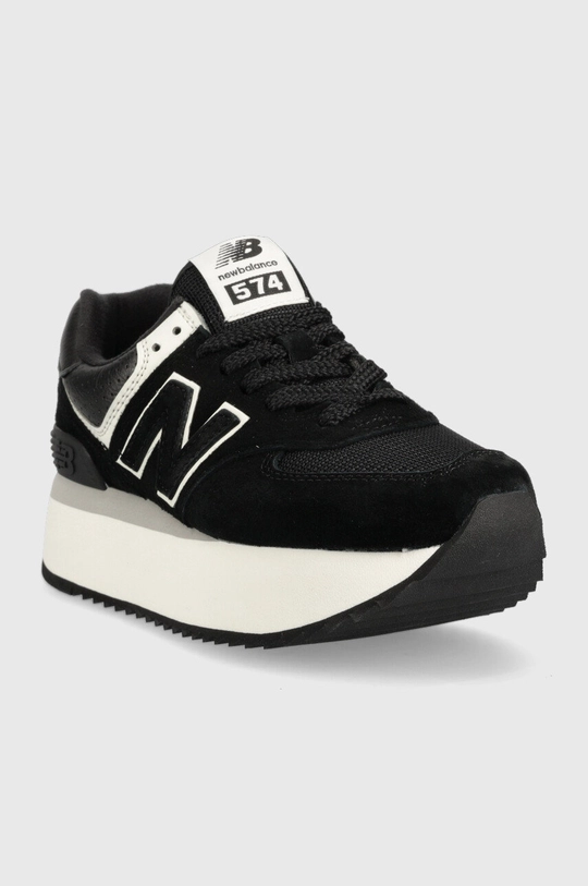 Superge New Balance WL574ZAB črna