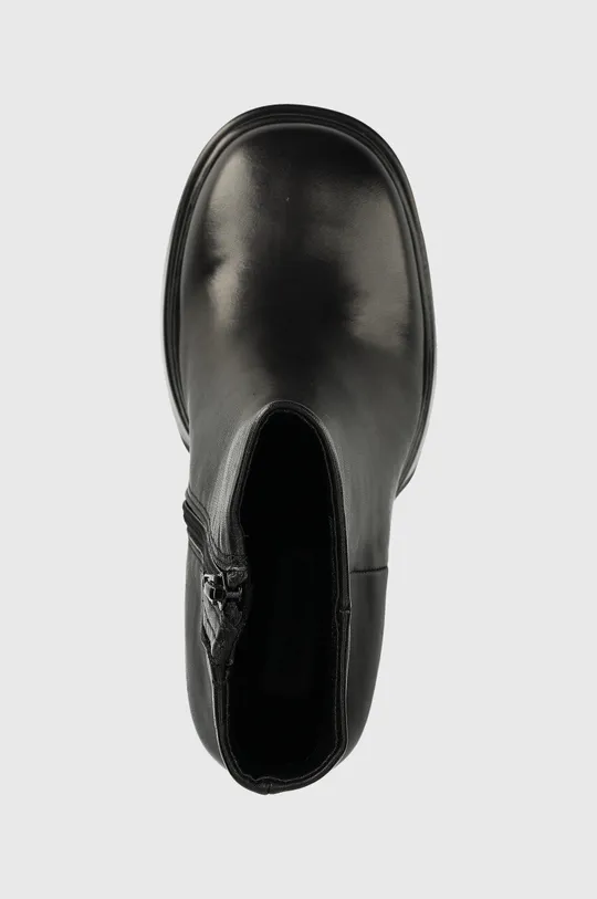 μαύρο Δερμάτινες μπότες Steve Madden Cobra
