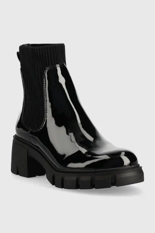 Členkové topánky Steve Madden Hutch čierna