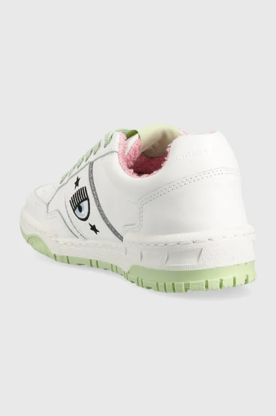 Chiara Ferragni sneakersy skórzane Cf1 Low Cholewka: Skóra naturalna, Wnętrze: Materiał tekstylny, Skóra naturalna, Podeszwa: Materiał syntetyczny