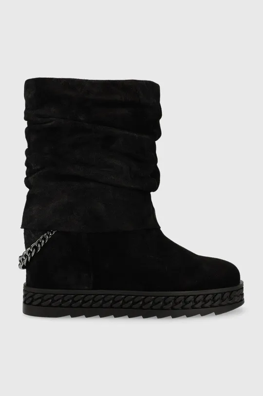 crna Cipele za snijeg od brušene kože Guess Hadama Ženski