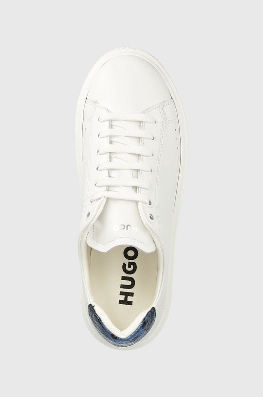 bílá Kožené sneakers boty HUGO Quiver