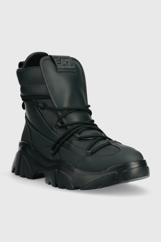 Topánky EA7 Emporio Armani Boot Flakes zelená