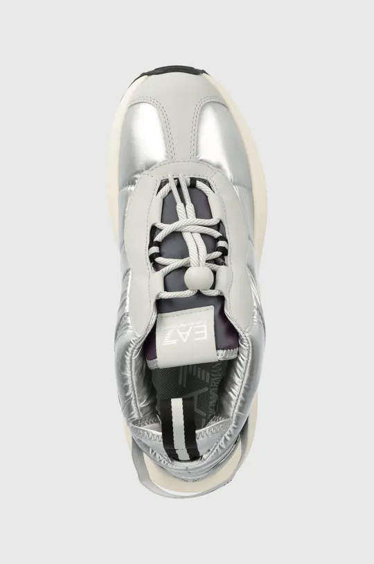srebrny EA7 Emporio Armani sneakersy
