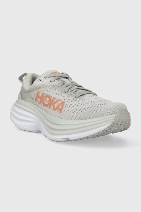 Hoka One One running shoes Bondi 8 gray