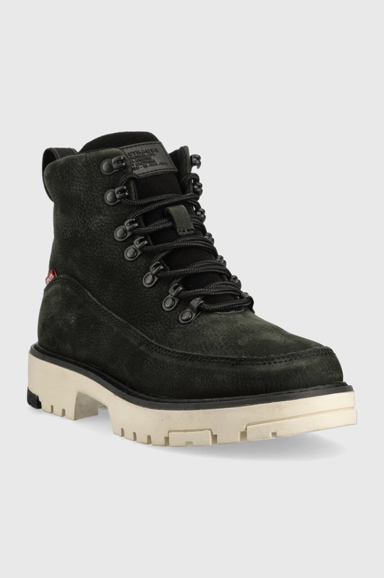 Levi's buty zamszowe Solvi High zielony