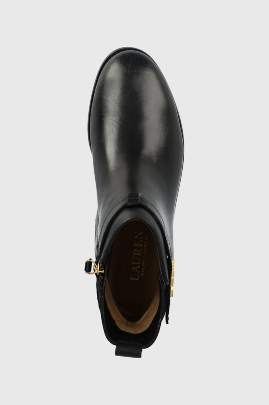 чорний Шкіряні черевики Lauren Ralph Lauren Burnished Calf Briele