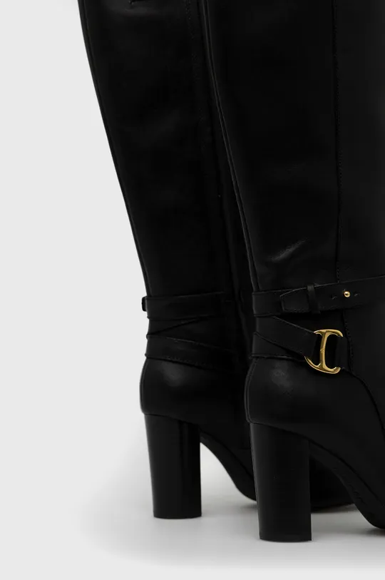 Δερμάτινες μπότες Lauren Ralph Lauren Burnished Calf  Πάνω μέρος: Φυσικό δέρμα Εσωτερικό: Συνθετικό ύφασμα, Υφαντικό υλικό Σόλα: Συνθετικό ύφασμα