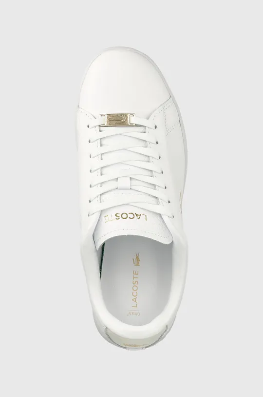 λευκό Δερμάτινα αθλητικά παπούτσια Lacoste Carnaby