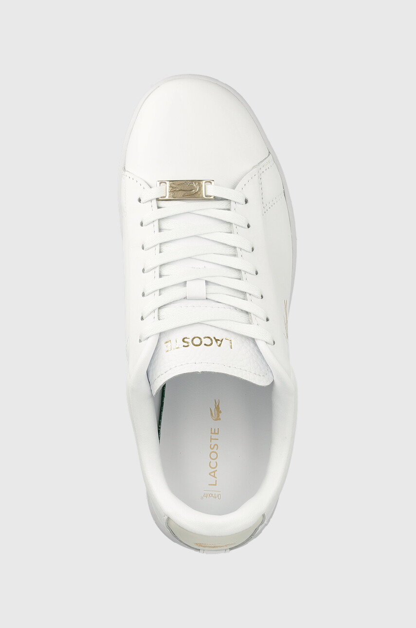 Кожаные кроссовки Lacoste Carnaby женские цвет белый | ANSWEAR.ua