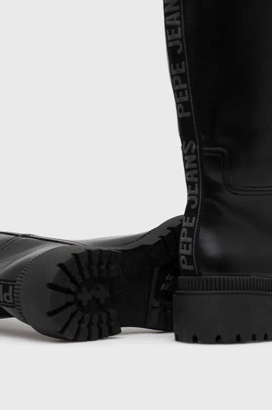 Elegantni škornji Pepe Jeans Bettle Handler  Zunanjost: Sintetični material Notranjost: Sintetični material, Tekstilni material Podplat: Sintetični material