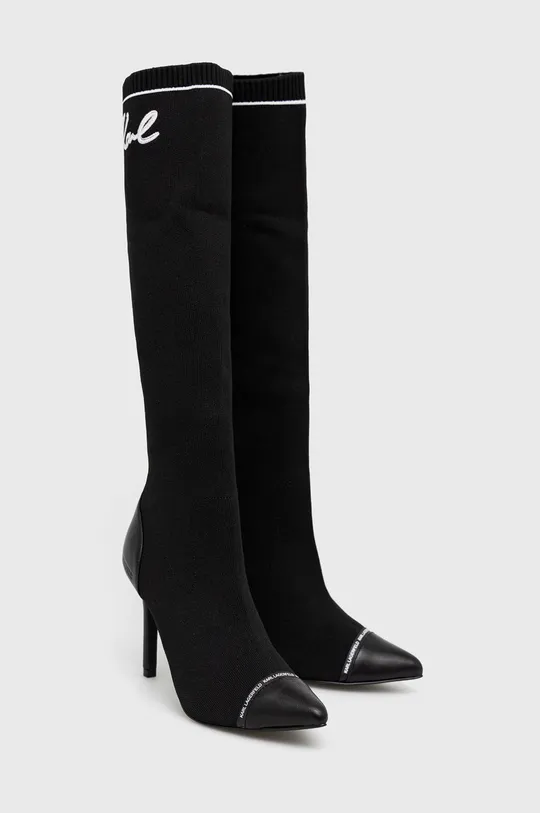 Μπότες Karl Lagerfeld Pandara μαύρο