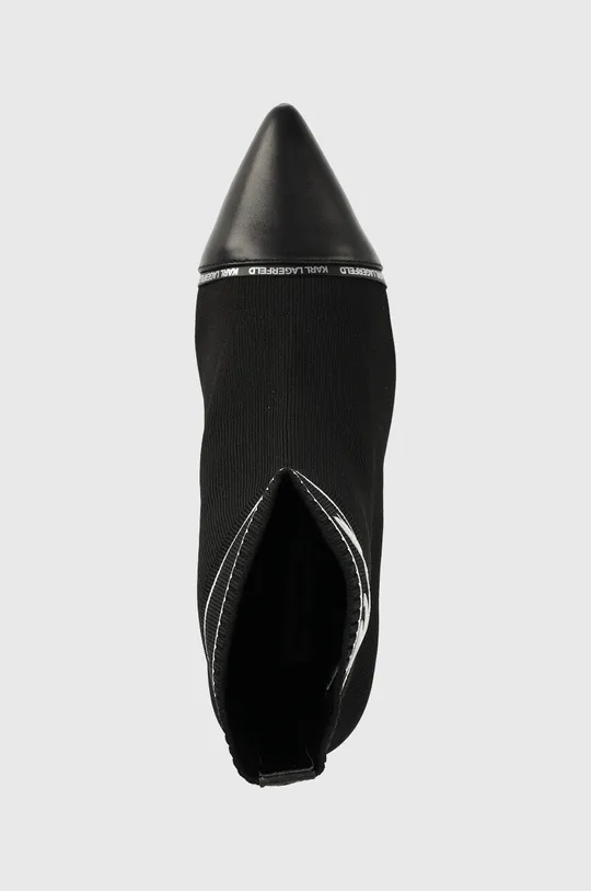 czarny Karl Lagerfeld botki PANDARA