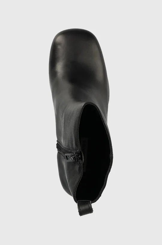 čierna Kožené členkové topánky Karl Lagerfeld STRADA