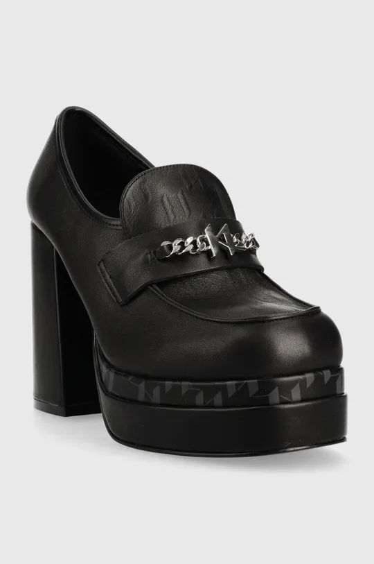 Шкіряні туфлі Karl Lagerfeld Strada чорний