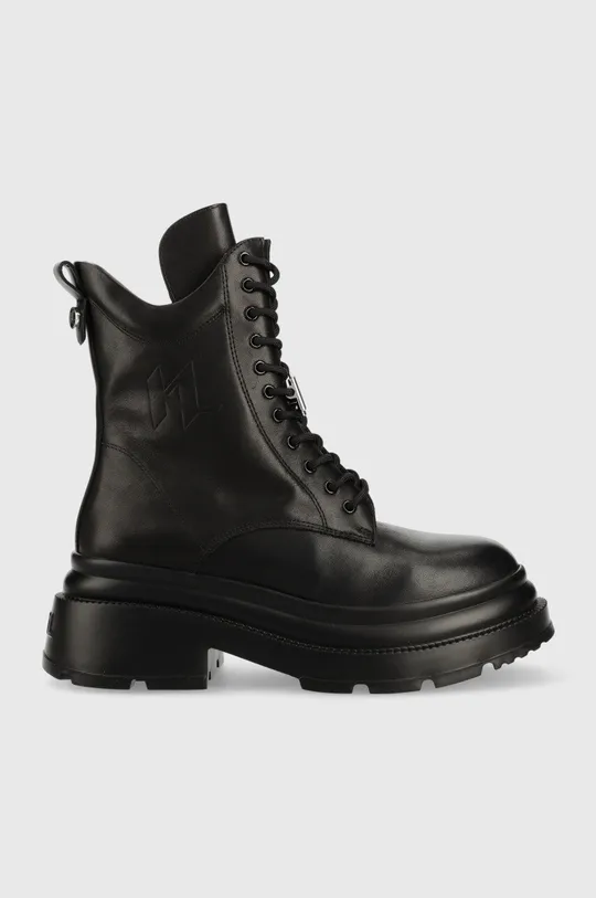 чорний Шкіряні черевики Karl Lagerfeld Danton Жіночий