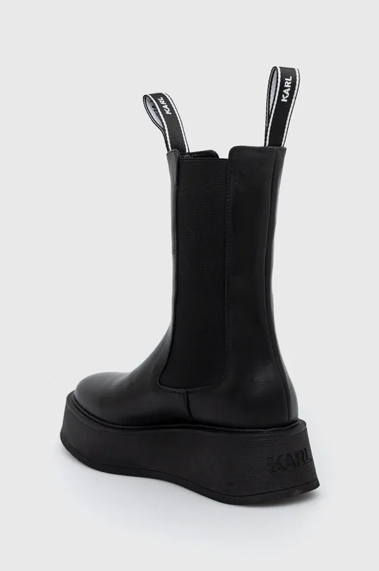 Δερμάτινες μπότες τσέλσι Karl Lagerfeld Zephyr  Πάνω μέρος: Υφαντικό υλικό, Φυσικό δέρμα Εσωτερικό: Φυσικό δέρμα Σόλα: Συνθετικό ύφασμα