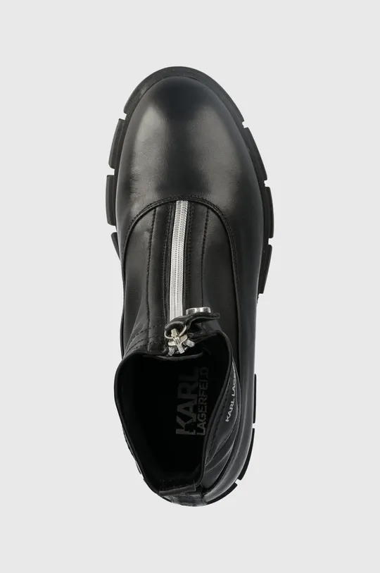μαύρο Δερμάτινες μπότες Karl Lagerfeld AriaARIA