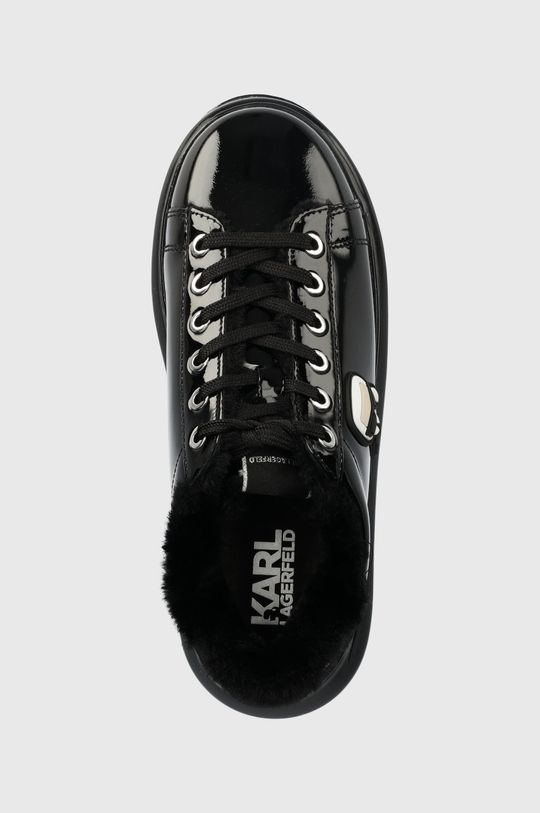 negru Karl Lagerfeld sneakers din piele