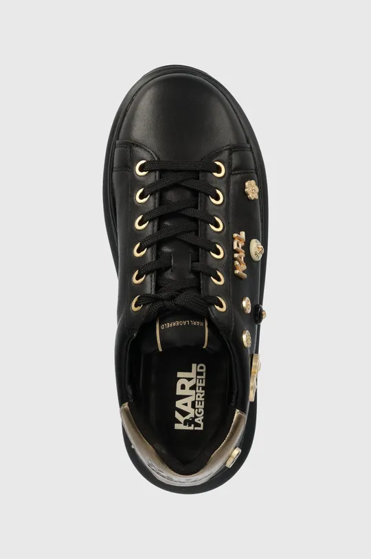 μαύρο Δερμάτινα αθλητικά παπούτσια Karl Lagerfeld Kapri