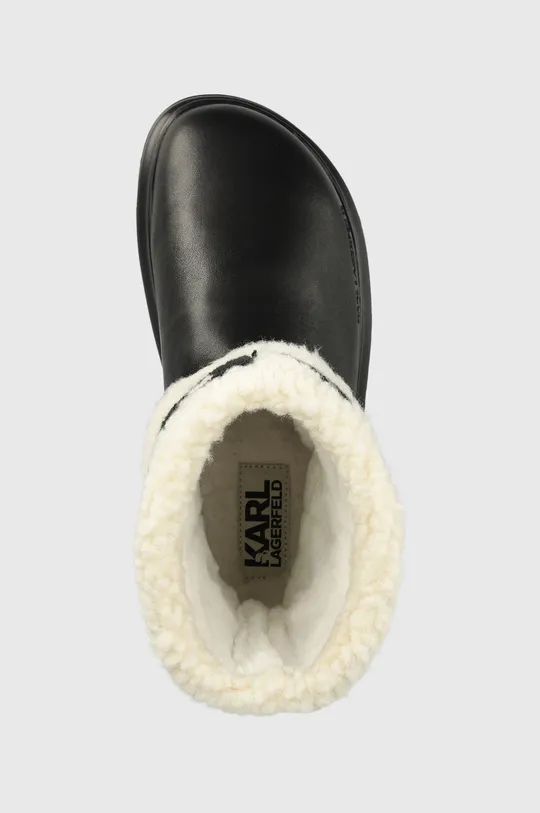 μαύρο Δερμάτινες μπότες χιονιού Karl Lagerfeld KAPRI KOSI