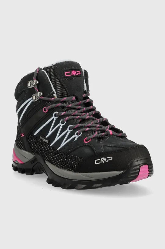 Παπούτσια CMP Rigel Mid Waterproof μαύρο