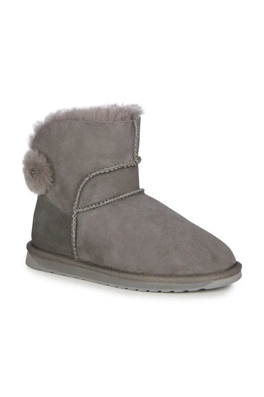 Cipele za snijeg od brušene kože Emu Australia Collingrove Crystal siva