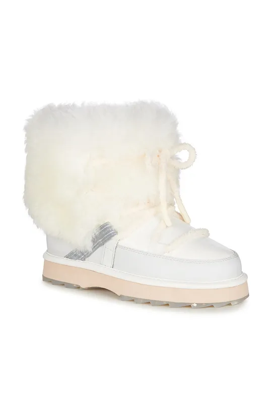 Δερμάτινες μπότες χιονιού Emu Australia Blurred Glossy λευκό