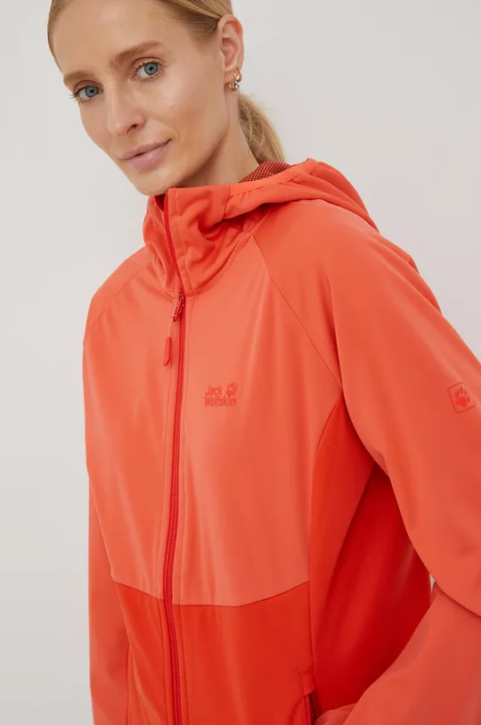 oranžna Outdoor jakna Jack Wolfskin Go Hike Softshell