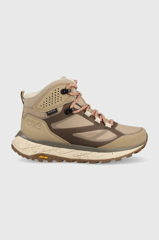 beżowy Jack Wolfskin buty Terraventure Texapore Mid Damski