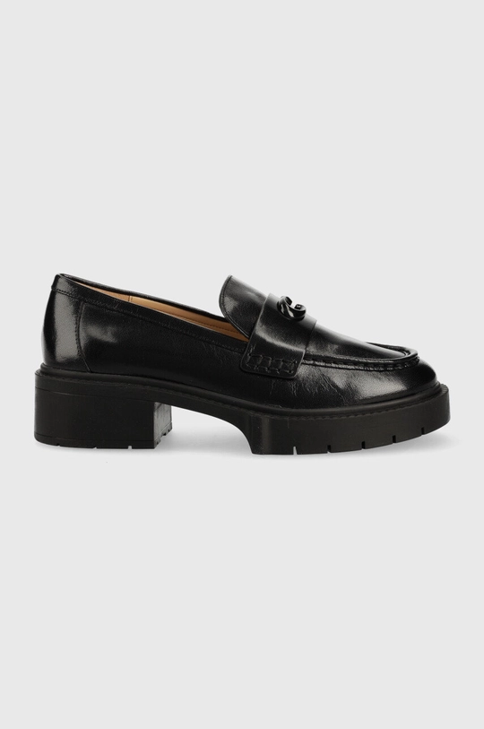 nero Coach mocassini in pelle Leah Loafer Donna