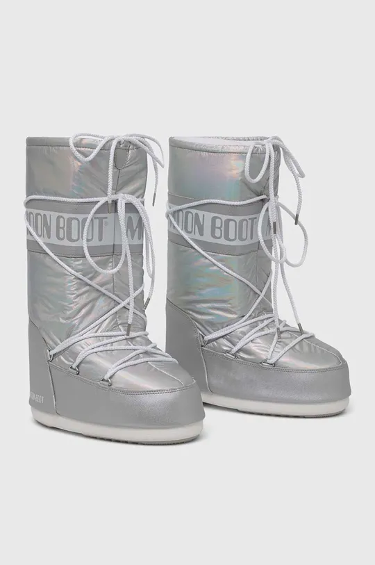 Μπότες χιονιού Moon Boot Icon Met ασημί