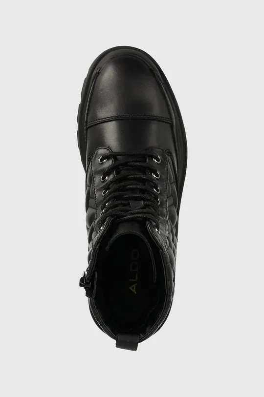 čierna Kožené členkové topánky Aldo Quilt