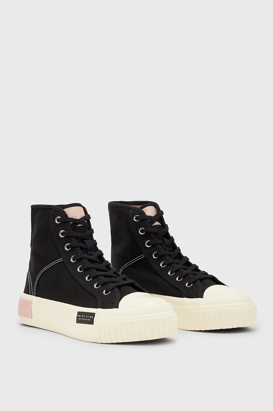 crna Tenisice AllSaints Dana Flatform High Top Ženski