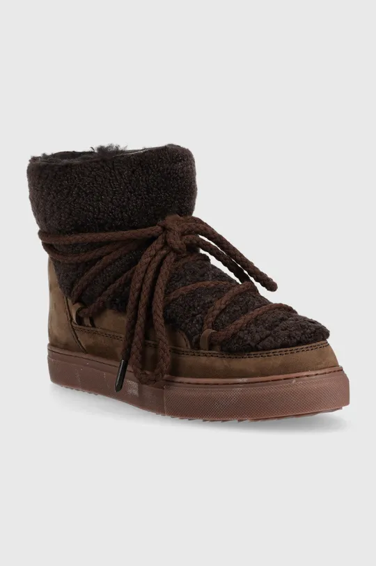 Kožne cipele za snijeg Inuikii Curly smeđa