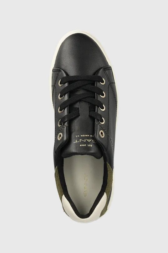 μαύρο Δερμάτινα αθλητικά παπούτσια Gant Avona