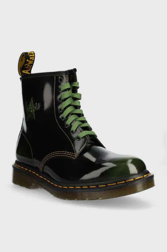 Шкіряні черевики Dr. Martens 1460 The Clash чорний