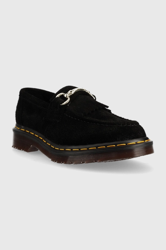 Mokasinke od brušene kože Dr. Martens Snaffle crna