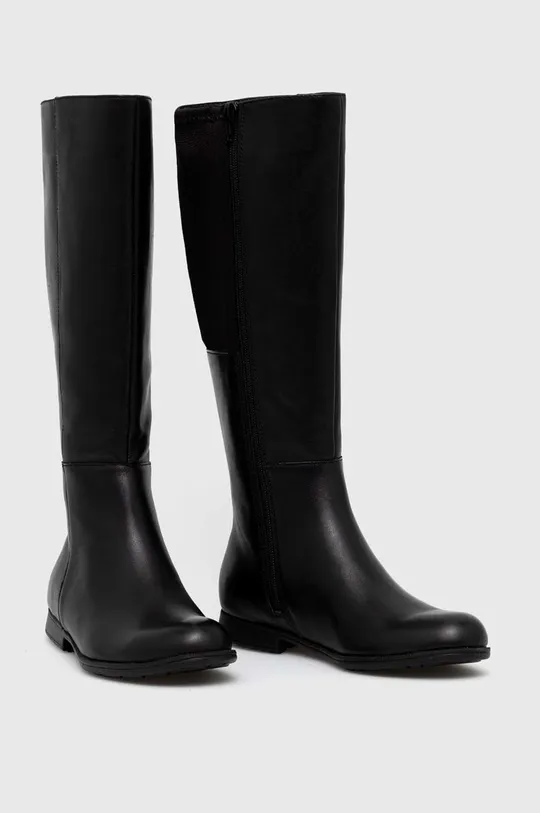 Usnjeni elegantni škornji Camper 1913 črna