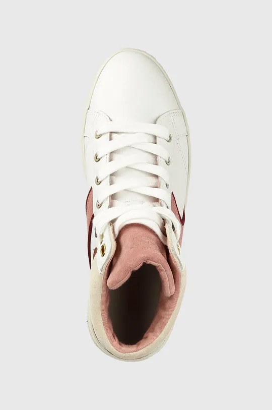 λευκό δερμάτινα αθλητικά παπούτσια Gant avona