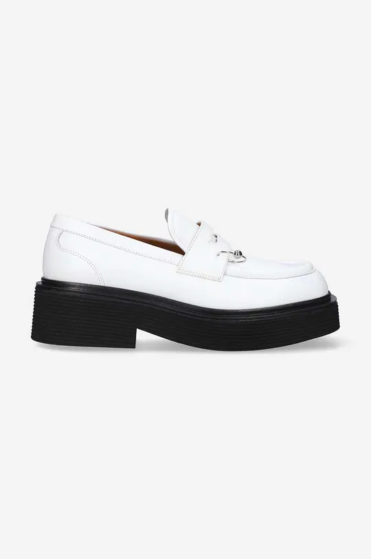 white Marni leather loafers Moccasin Shoe Women’s